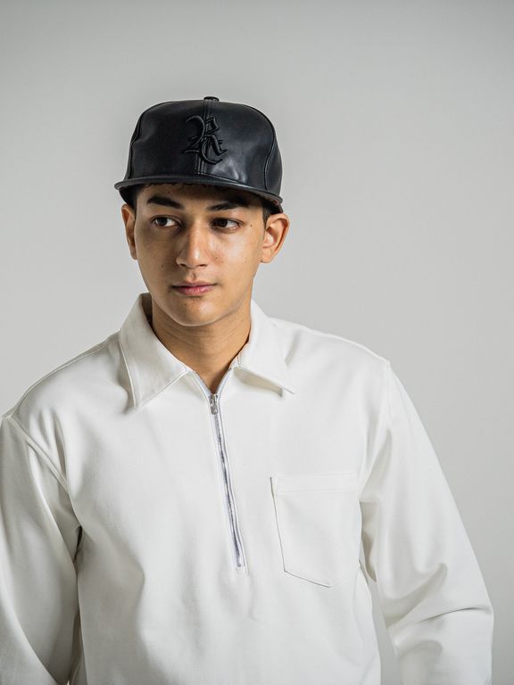 《予約9月1日18時締め》 LEATHER RC BB CAP  / キャップ / ブラック