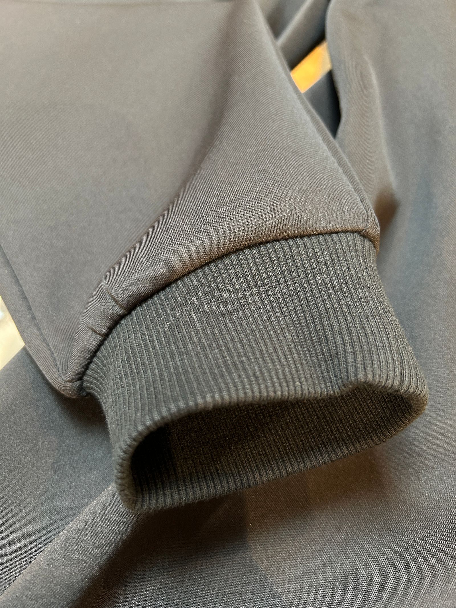 DOUBLE KNIT GOTHIC LOGO PANTSブラック【SY32 by SWEET YEARS】