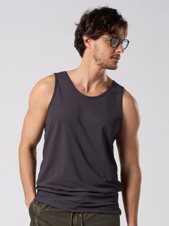 【予約品 1月25日(日) 締切】cool tank top / クールタンクトップ / チャコール
