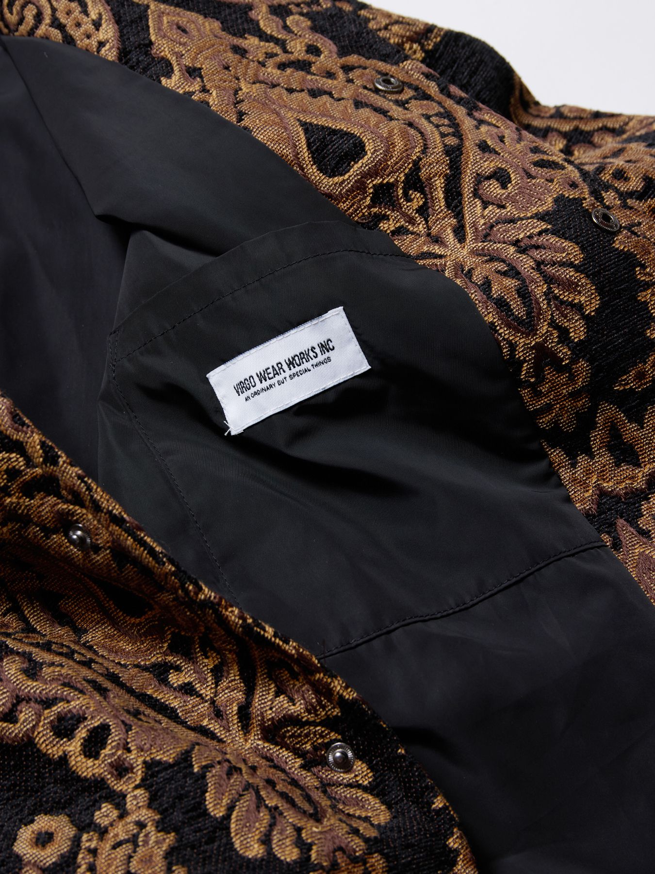 REGALIA JKT / ジャガードブルゾン / BLACK