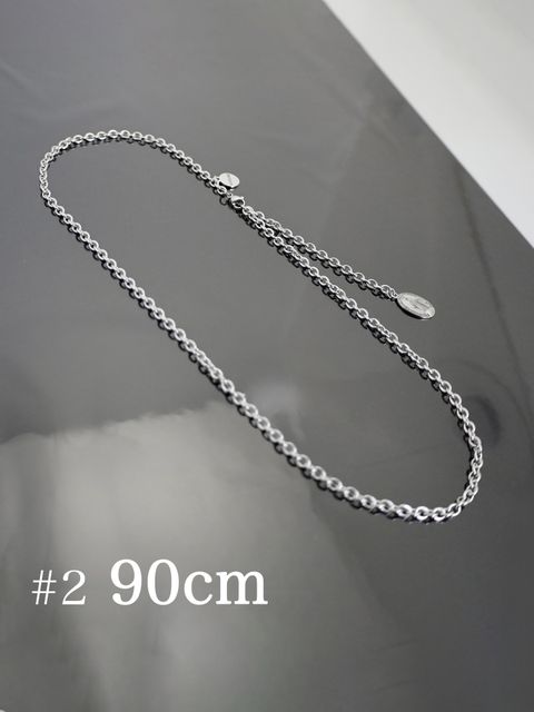 《受注生産》GODSIZE® MEDAL STAINLESS CHAIN #2 90 / ゴッドサイズ® メダイ ステンレスチェーン #2 90 / 注文から1～2週間後入荷予定