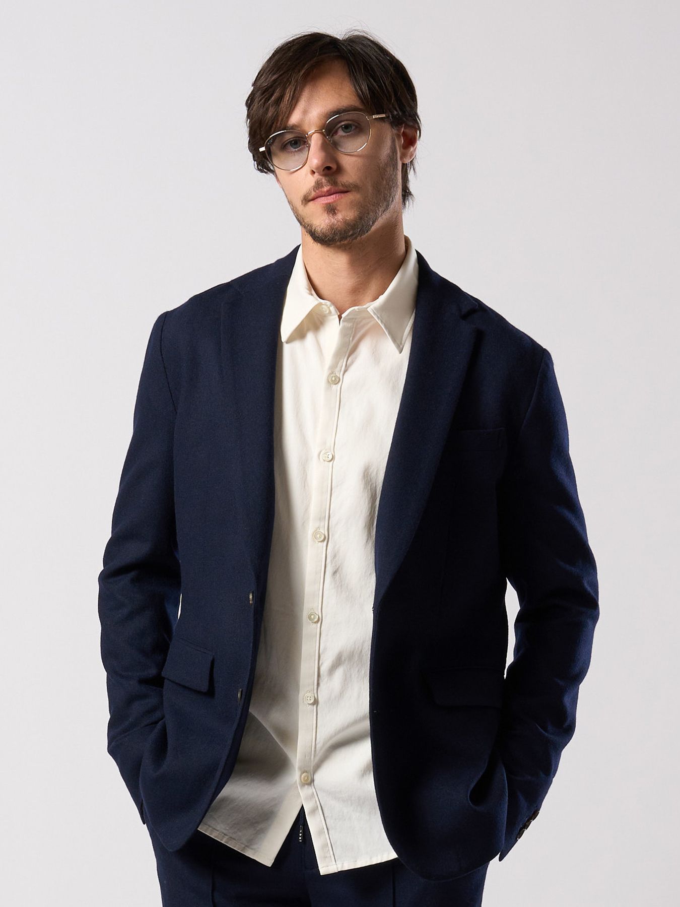 【予約品 4月19日(日) 18時締切】comfort tailored jacket / コンフォート テーラードジャケット / ネイビー