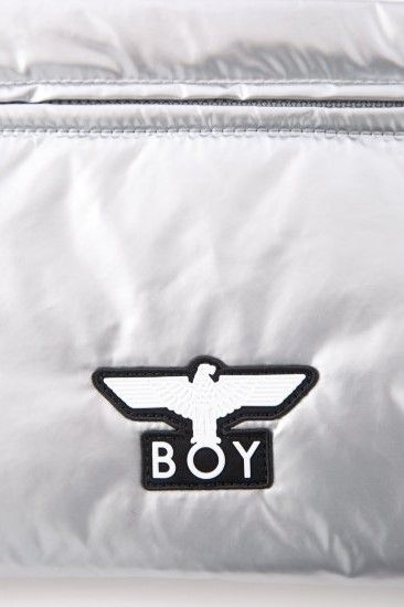 PADDING NYLON BAG ショルダーバッグ / SILVER 【BOY LONDON】