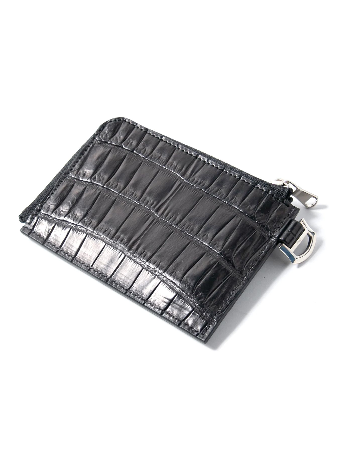【予約品 10月12日(日) 締切】Nile Crocodile L Wallet / ナイルクロコ Lウォレット / ブラック