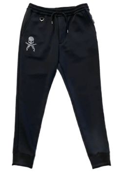 限定TRACK PANTSダンボールジャージ黒【roarguns×MASTERMIND WORLD】