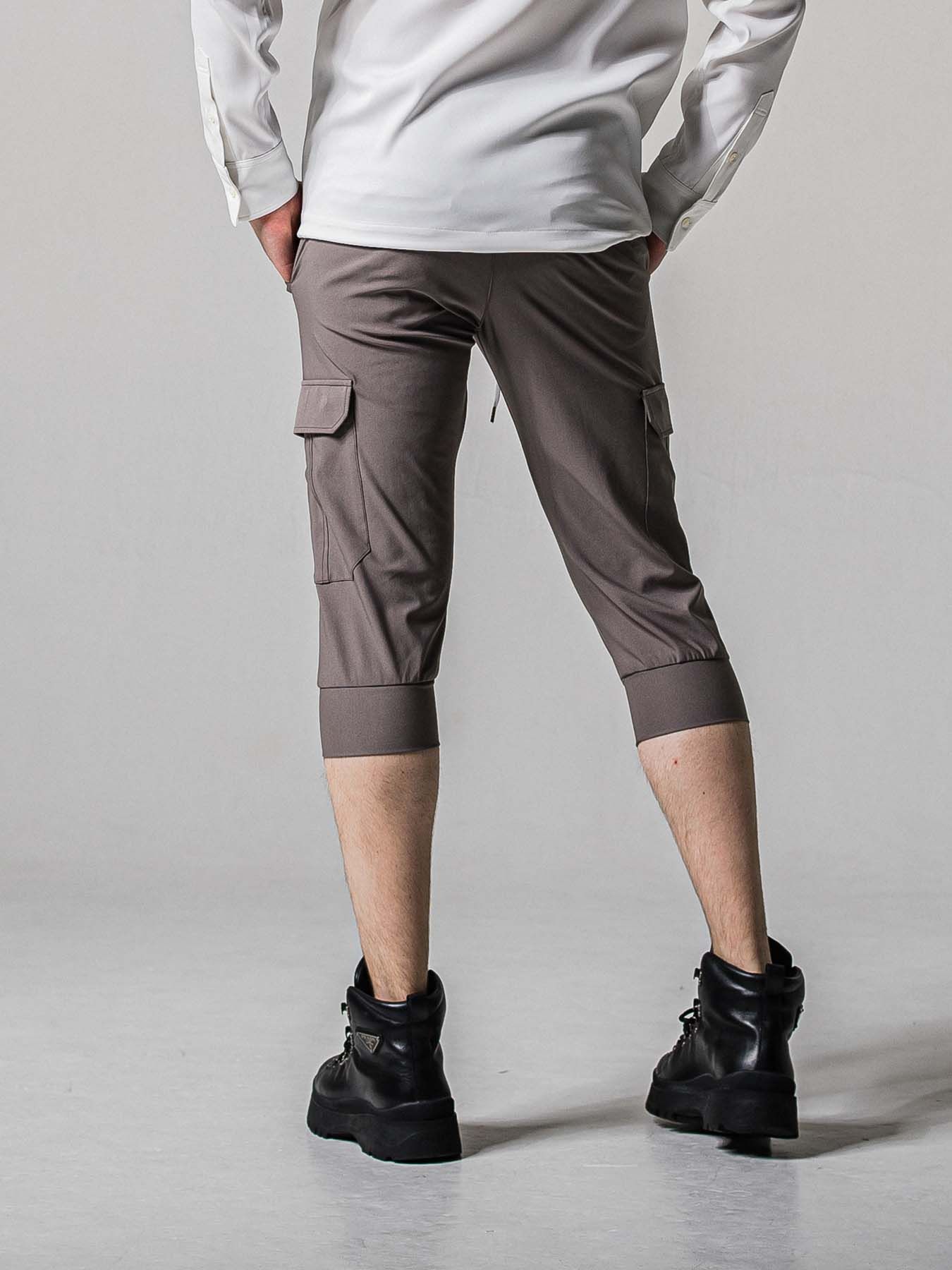 【予約品 11月16日(日) 締切】CARGO CROPPED PT / カーゴクロップド ジャージパンツ / グレー