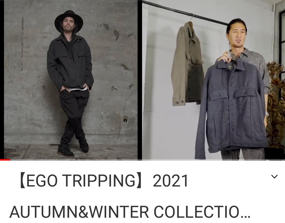 デザイナー本人が動画で説明 【EGO TRIPPING】2021 A&W COLLECTION vol.2 オーダー6/14〆