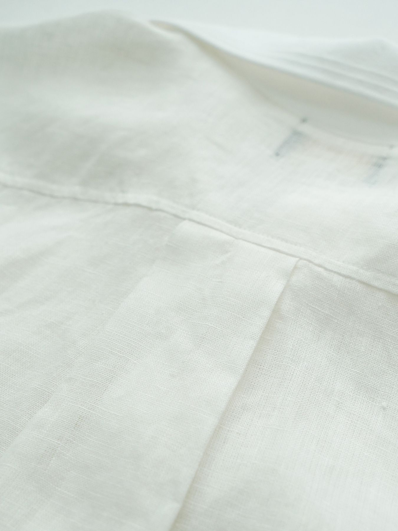 【予約品 11月23日(日) 締切】LINENSHEER POLO / リネン ポロシャツ / WHITE