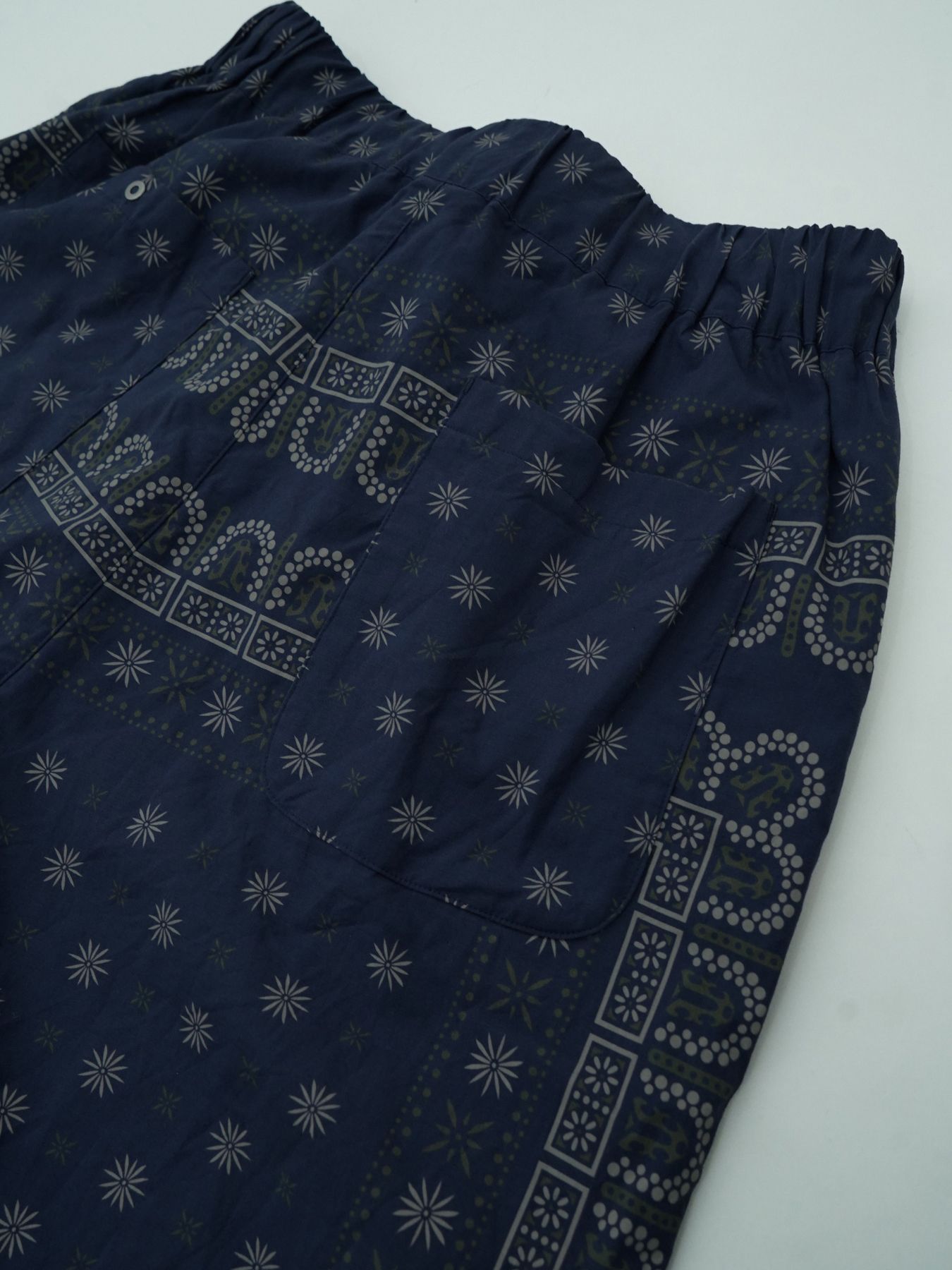 【予約品 2月1日(日) 締切】VINTAGEBANDANA SHORTS / ヴィンテージバンダナ柄 ショーツ / ネイビー