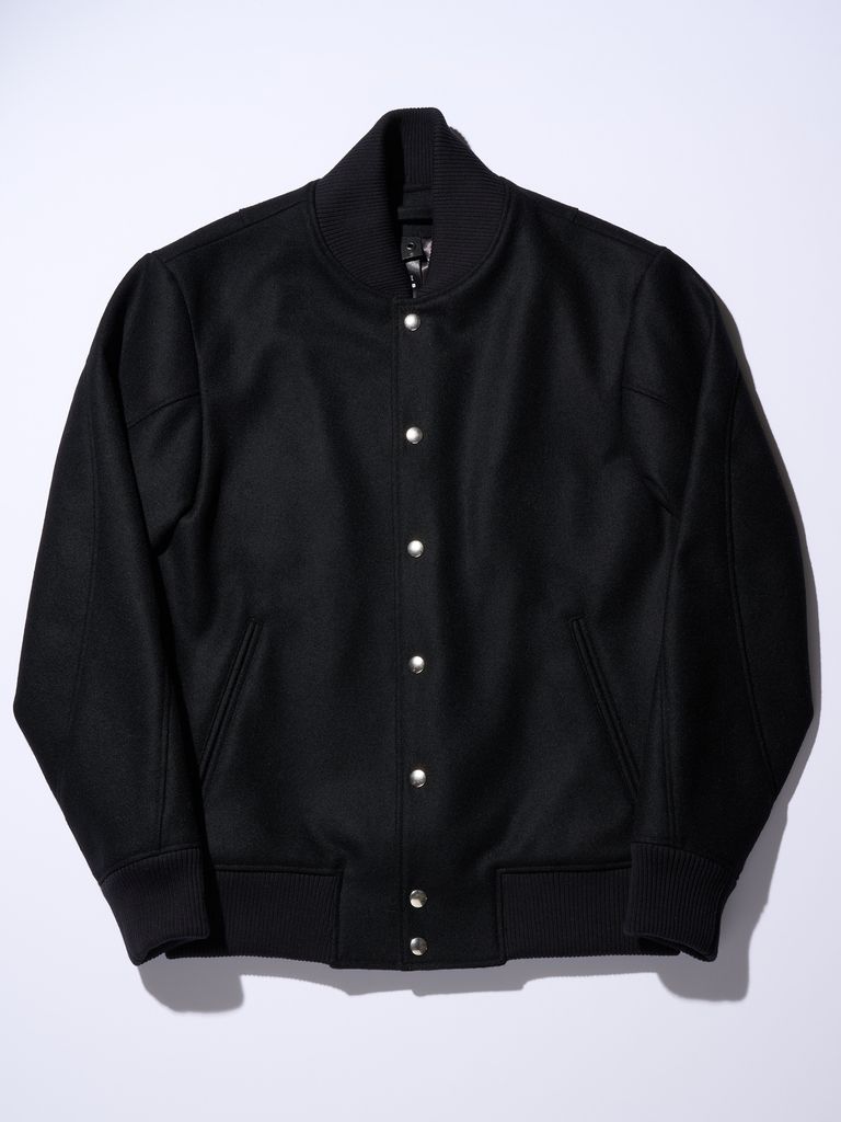 wjk - 【予約品】 stadium jumper / スタジャン / ブラック | BRYAN wjk - 【予約品】 stadium jumper / スタジャン / ブラック | BRYAN