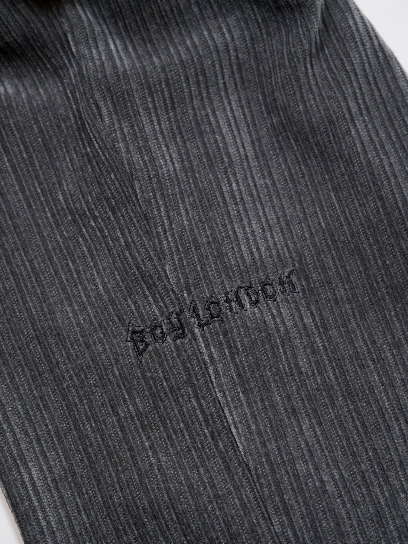 BOY EMBROIDERY CORDUROY PANTS / コーデュロイパンツ / グレー