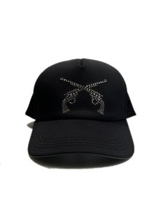 【予約品 8月10日(日) 締切 】CROSSGUN CRY BB CAP / クロスガン ベースボールキャップ / クリスタル ブラック×シルバー