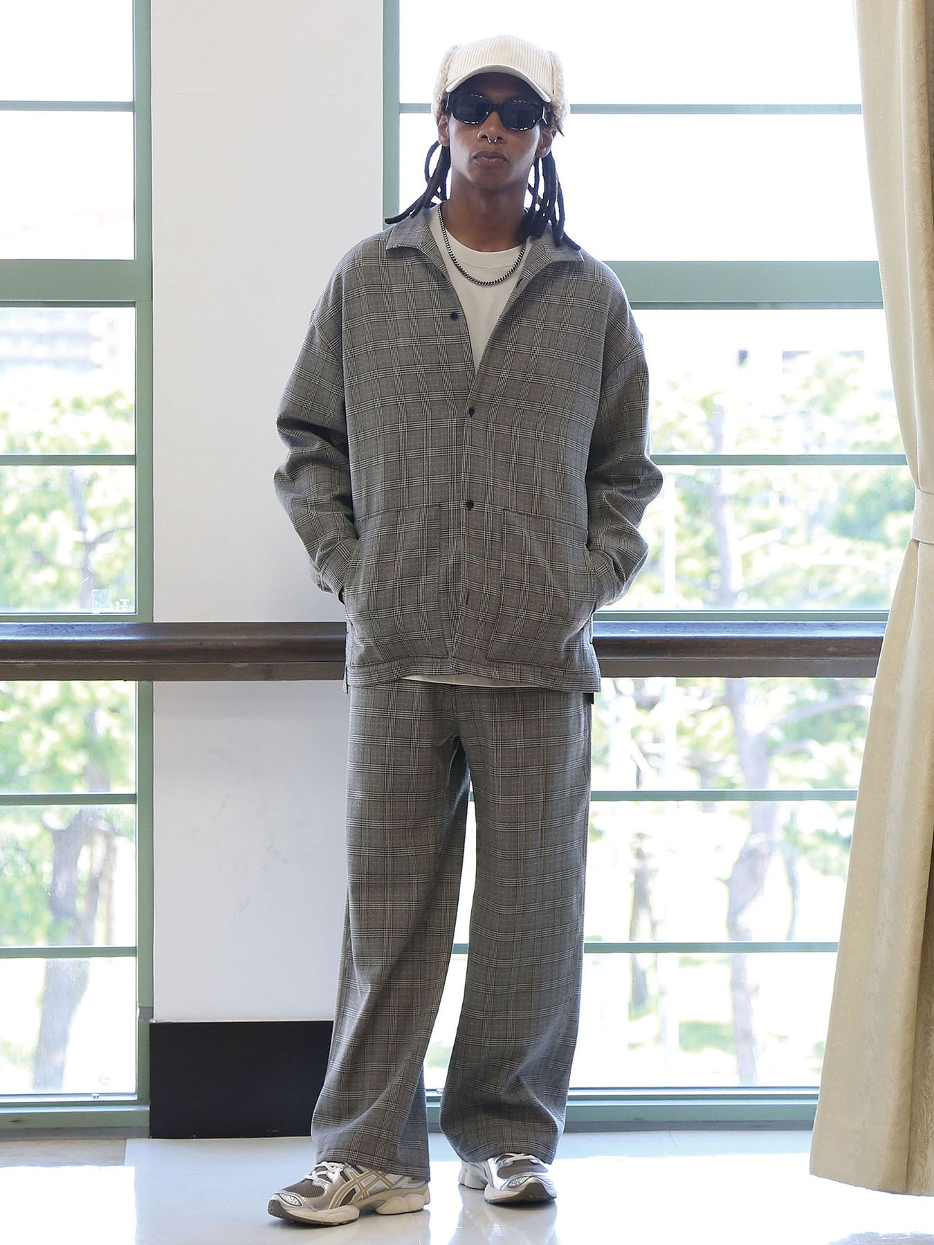 JAUNT PANTS / GRAY【QUOLT】