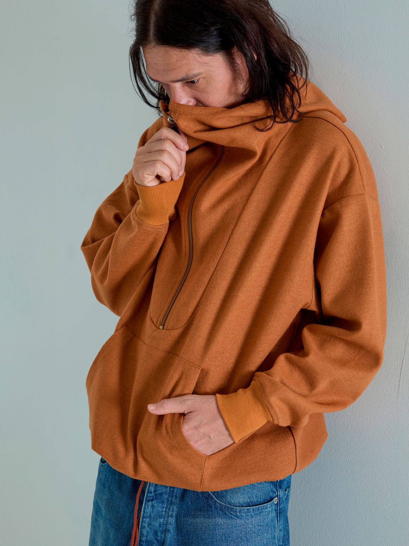 【予約品 】Gaswoolhoodie / パーカー / キャメル