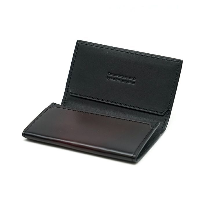 コードバン 名刺入れ 25枚収納YAC161 Dark Brown 【 yuhaku】