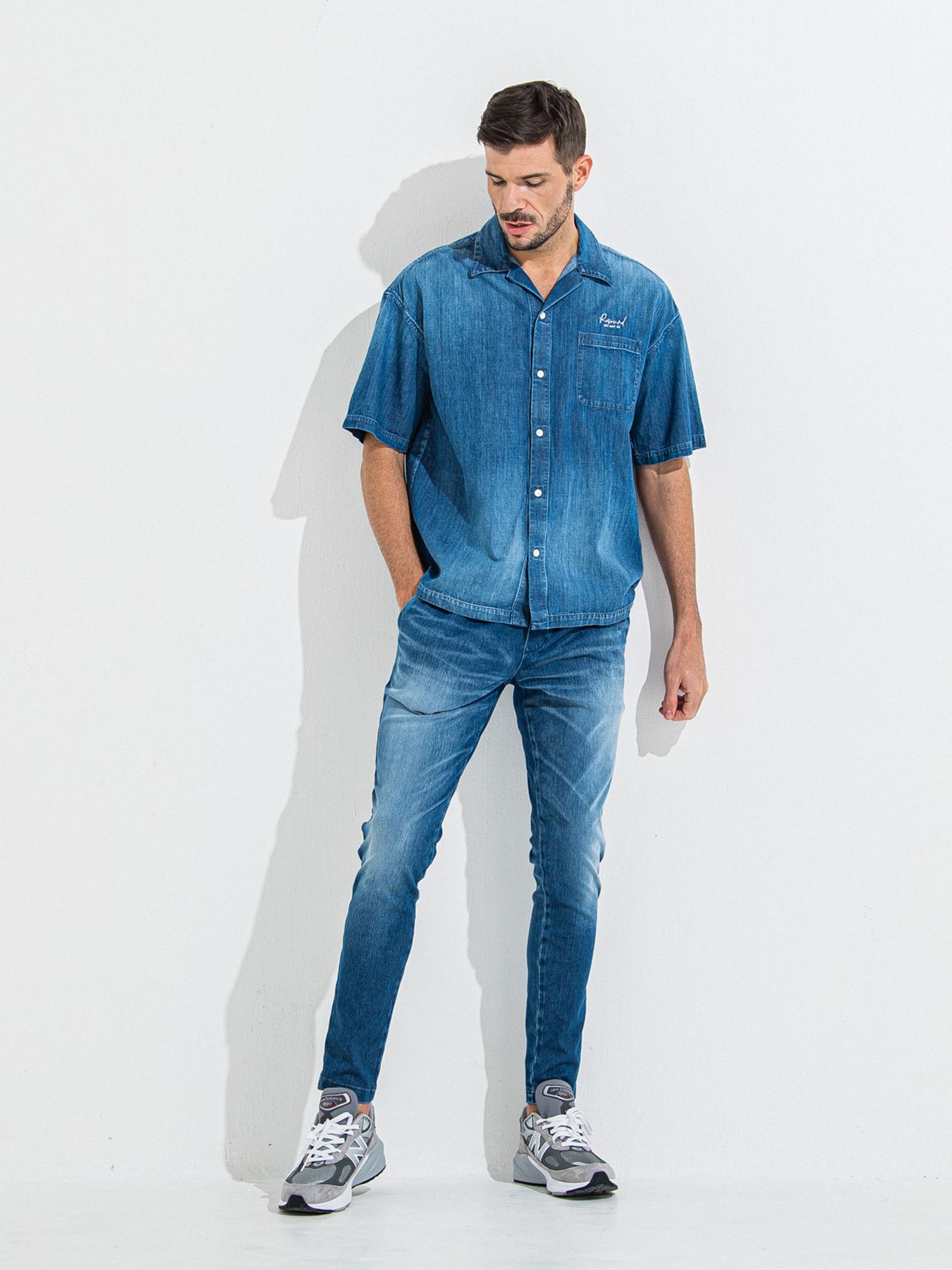 【予約品 】ZACK HALF DENIM SHIRT / ザックハーフスリーブデニムシャツ / ダークインディゴ