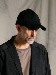 【予約品】jersey B.B.cap / ミディアムジャージ ベースボールキャップ / ディープブラック
