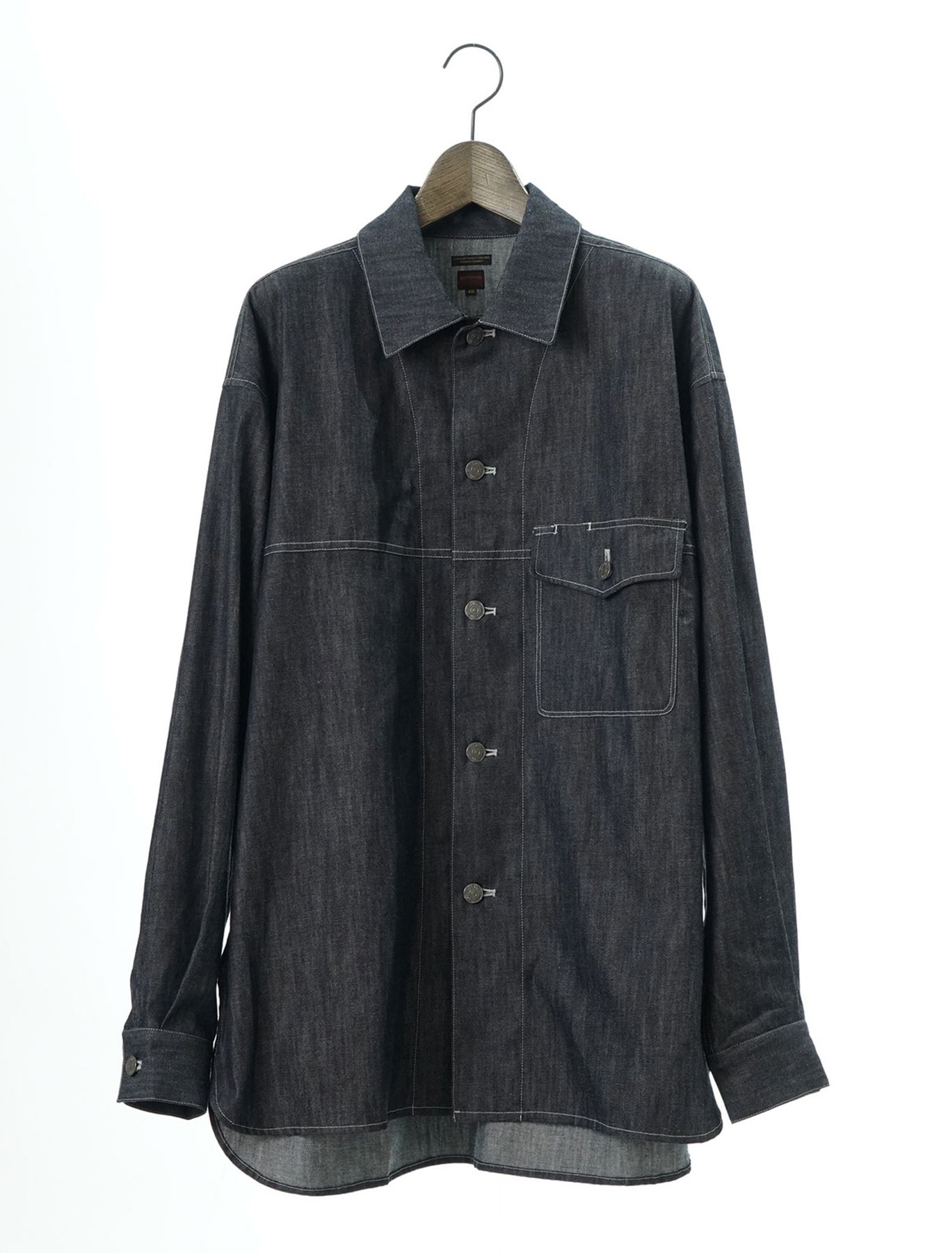 【予約品 10月26日(日) 締切】90sDENIMSHIRTS / デニムオーバーシャツ / INDIGO×L.GRAY