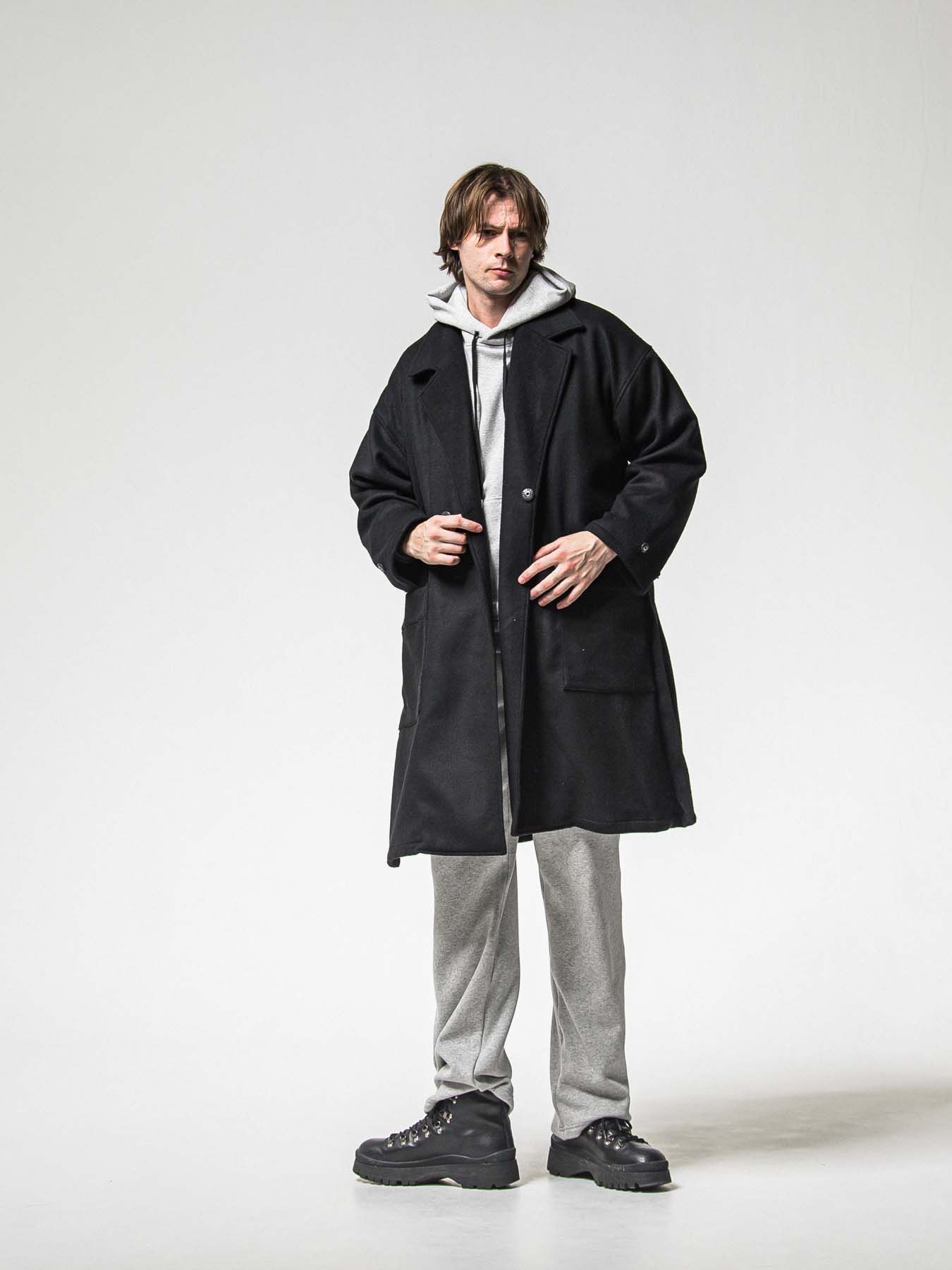 【予約品 8月31日(日) 締切】FRIDAY OLD COVER VEROURS FLEECE HOODIE / FRIDAYコラボ オールドカバー ベロアフリース フーディ / グレー