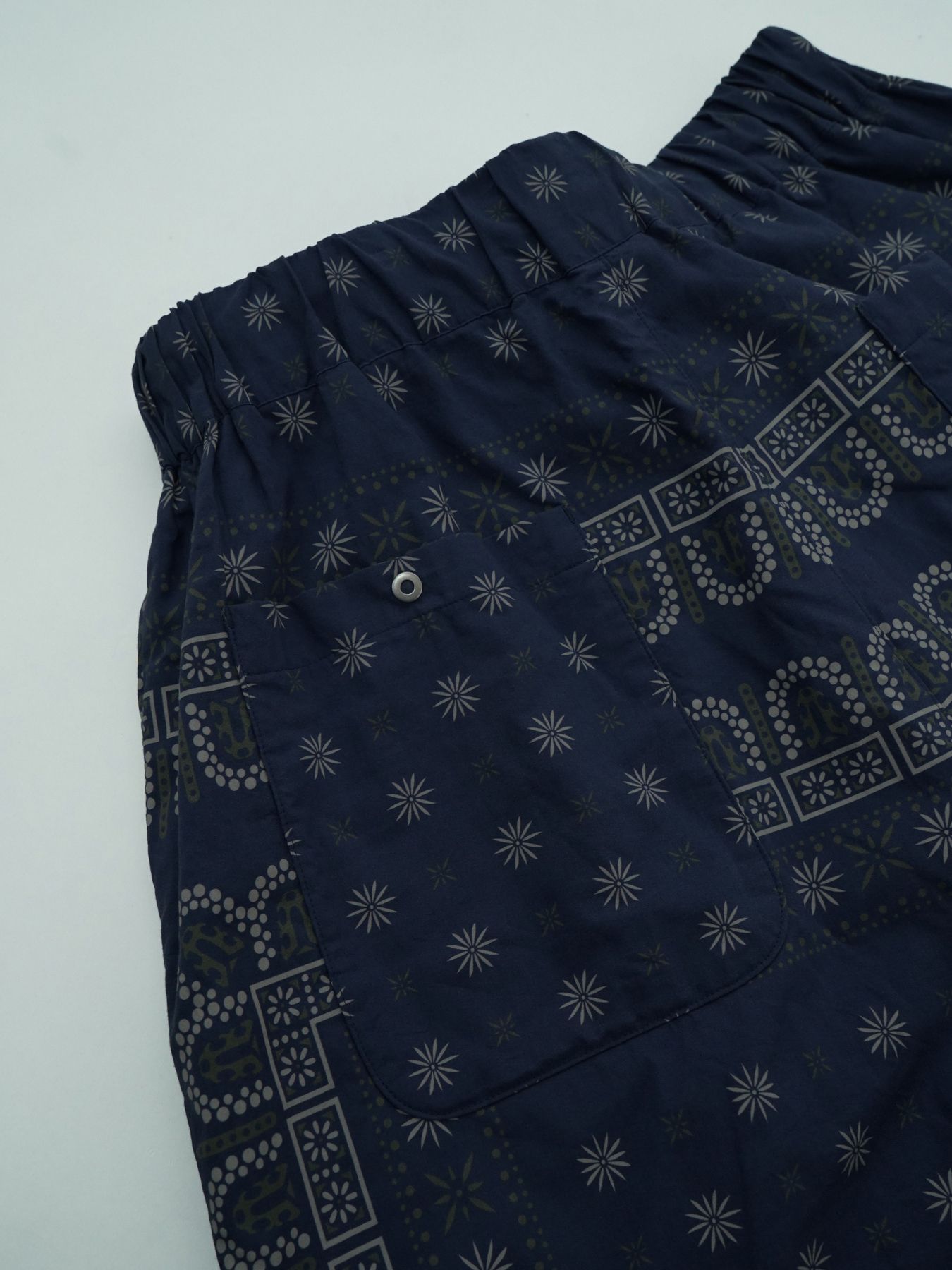 【予約品 2月1日(日) 締切】VINTAGEBANDANA SHORTS / ヴィンテージバンダナ柄 ショーツ / ネイビー