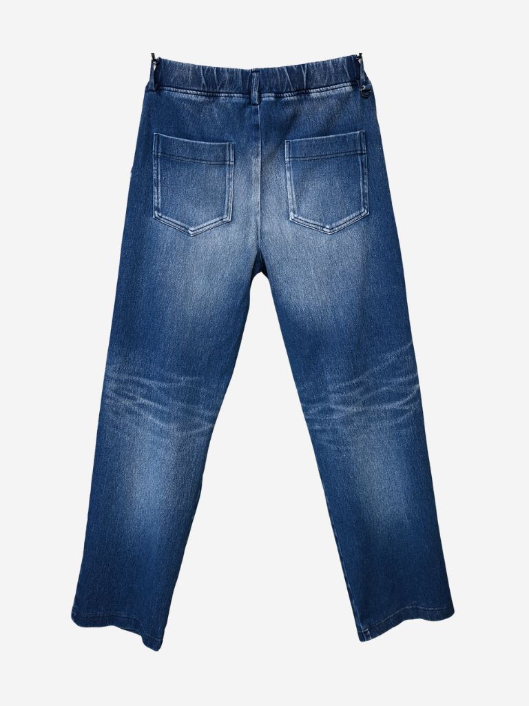 《予約11月17日19時締め》 EX denim jersey  WIDE PT / ワイドパンツ / DINDダークインディゴ