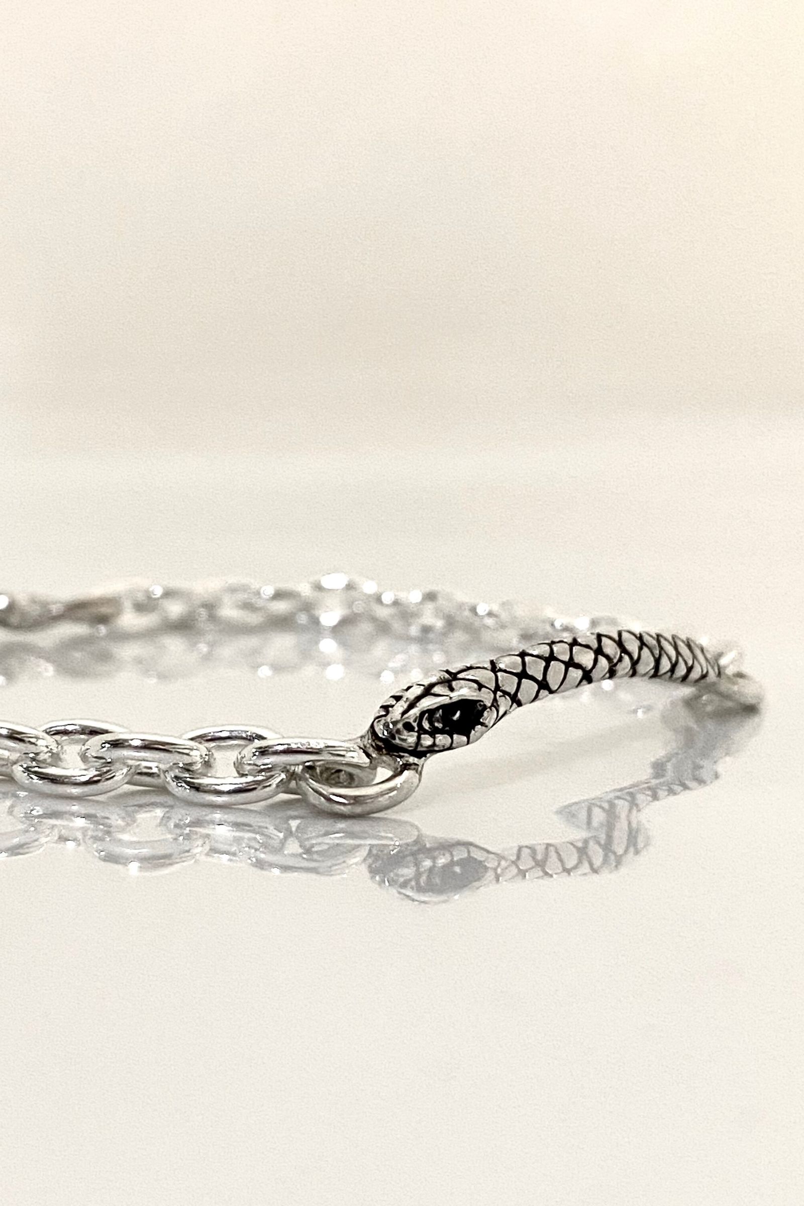 《受注生産》 SNAKE CHAIN BRACELET / スネークチェーンブレスレット [注文から2～4週間後入荷予定]