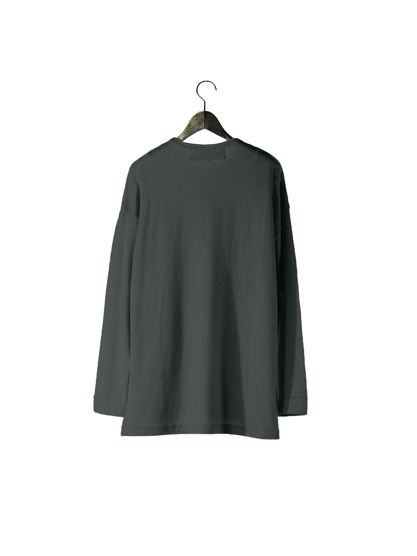【予約品】 WASHABLE WOOL TEE / ウールTシャツ / グレー