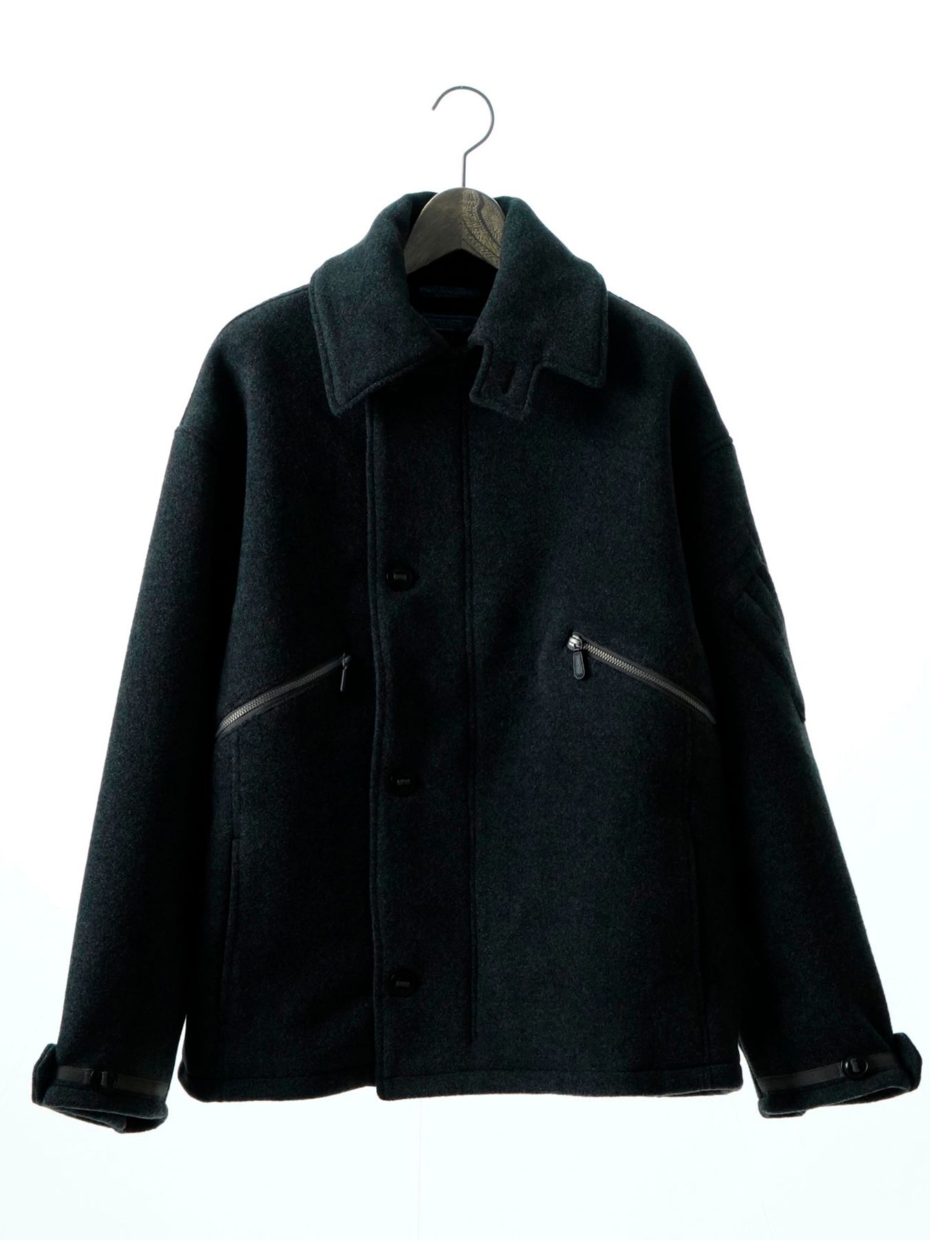【予約品 6月2日(月) AM10時 締切】MK5 / ウールフライトジャケット / ブラック
