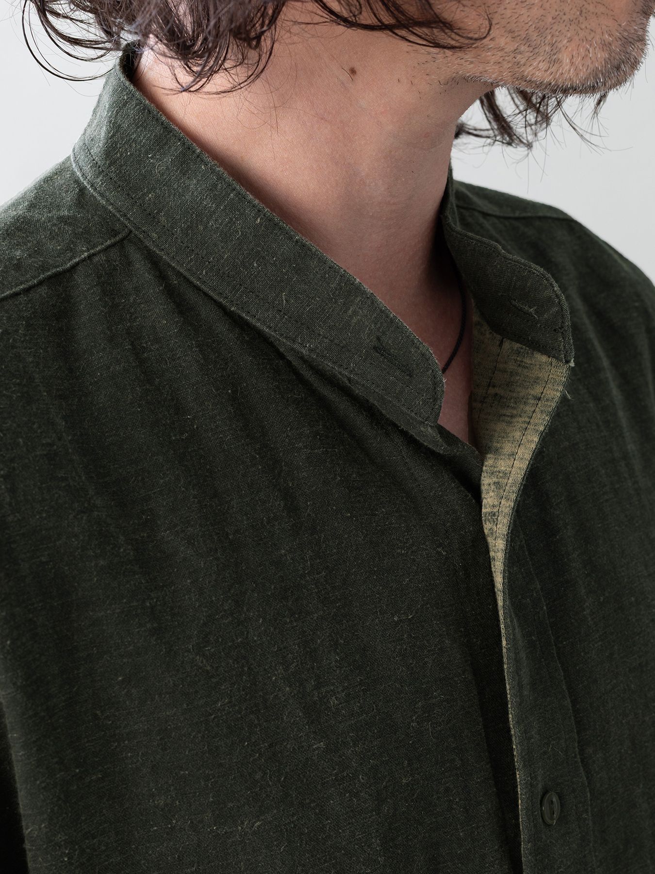 【予約品 5月6日(水) 締切】GRAZE-SHIRTS / オフィサーシャツ / カーキ