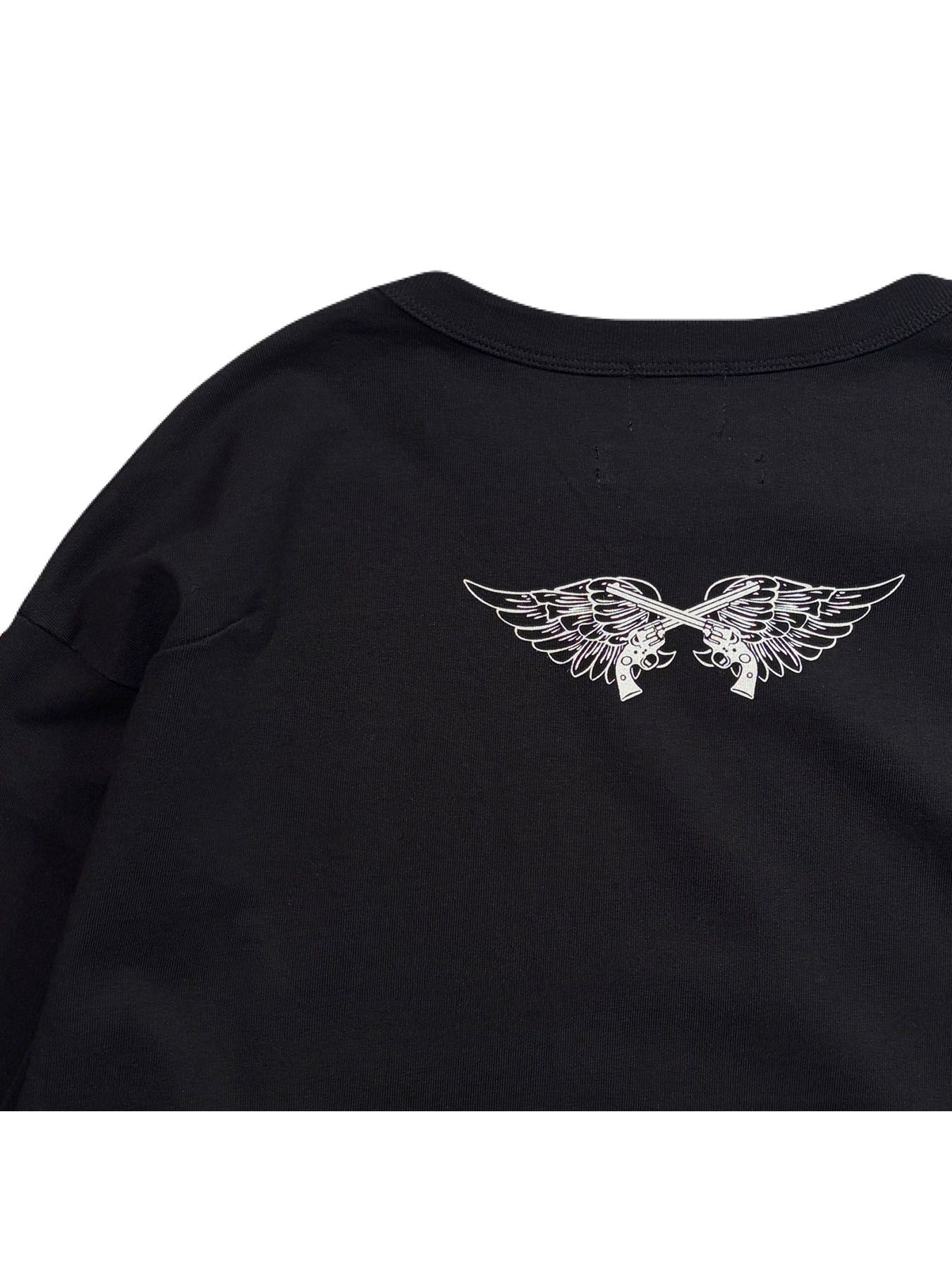 【予約品 3月9日(月) 18:00 締切】TT&CO.コラボ - TT&CO. CROSSGUN / ロンT / ブラック