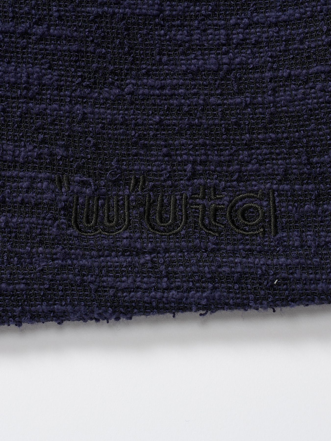 【予約品 1月25日(日) 締切】muta × wjk collection：knit jacquard relax shorts / ニットジャガード リラックスショーツ / ネイビー