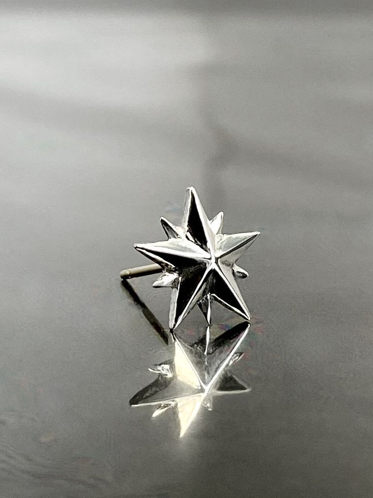 《受注生産》 10P STAR STUD ピアス 【GOD SIZE】 注文から2～3週間後入荷予定