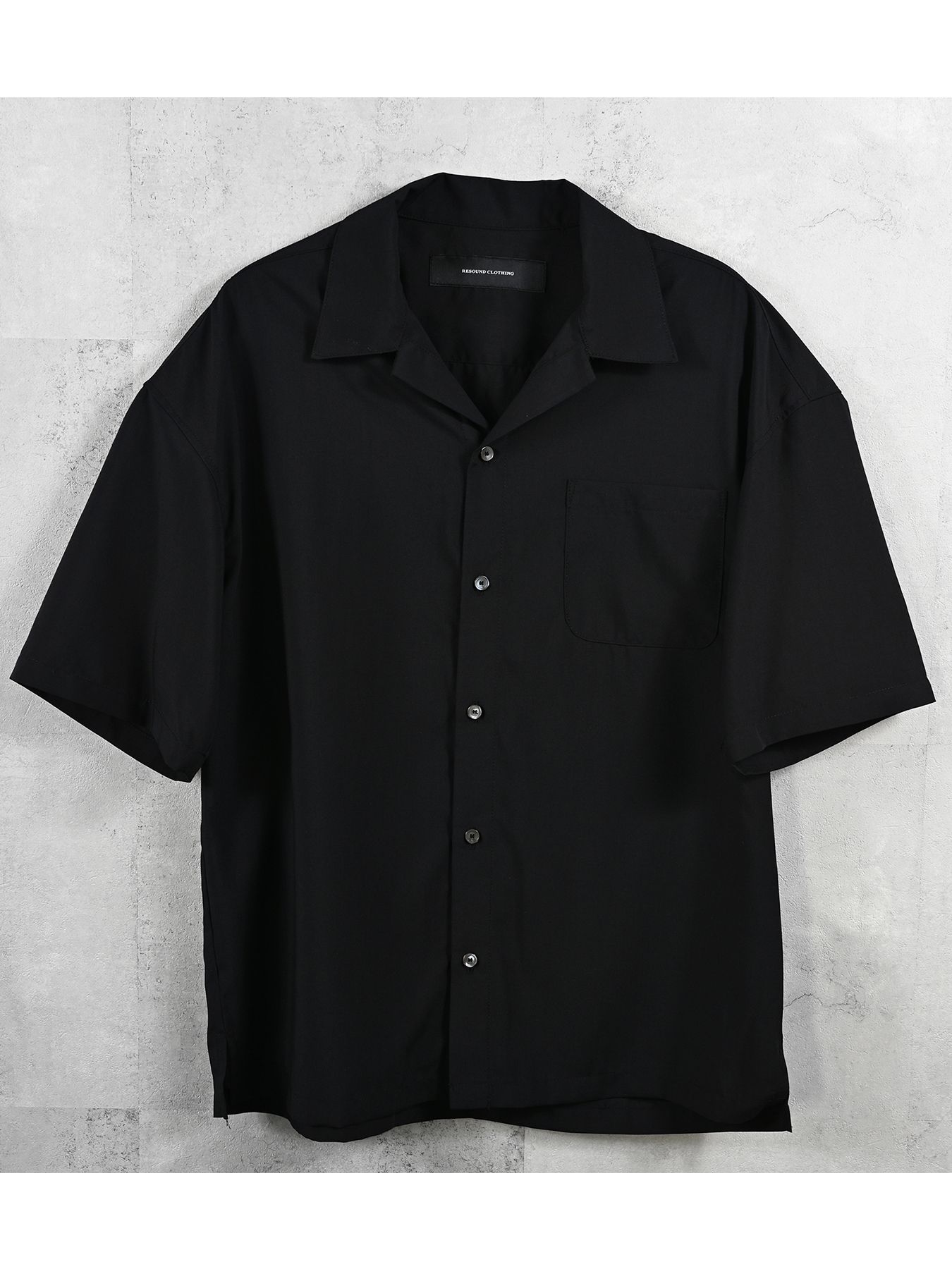 【予約品 】ZACK HALF SHIRT / ザックハーフスリーブシャツ / ブラック