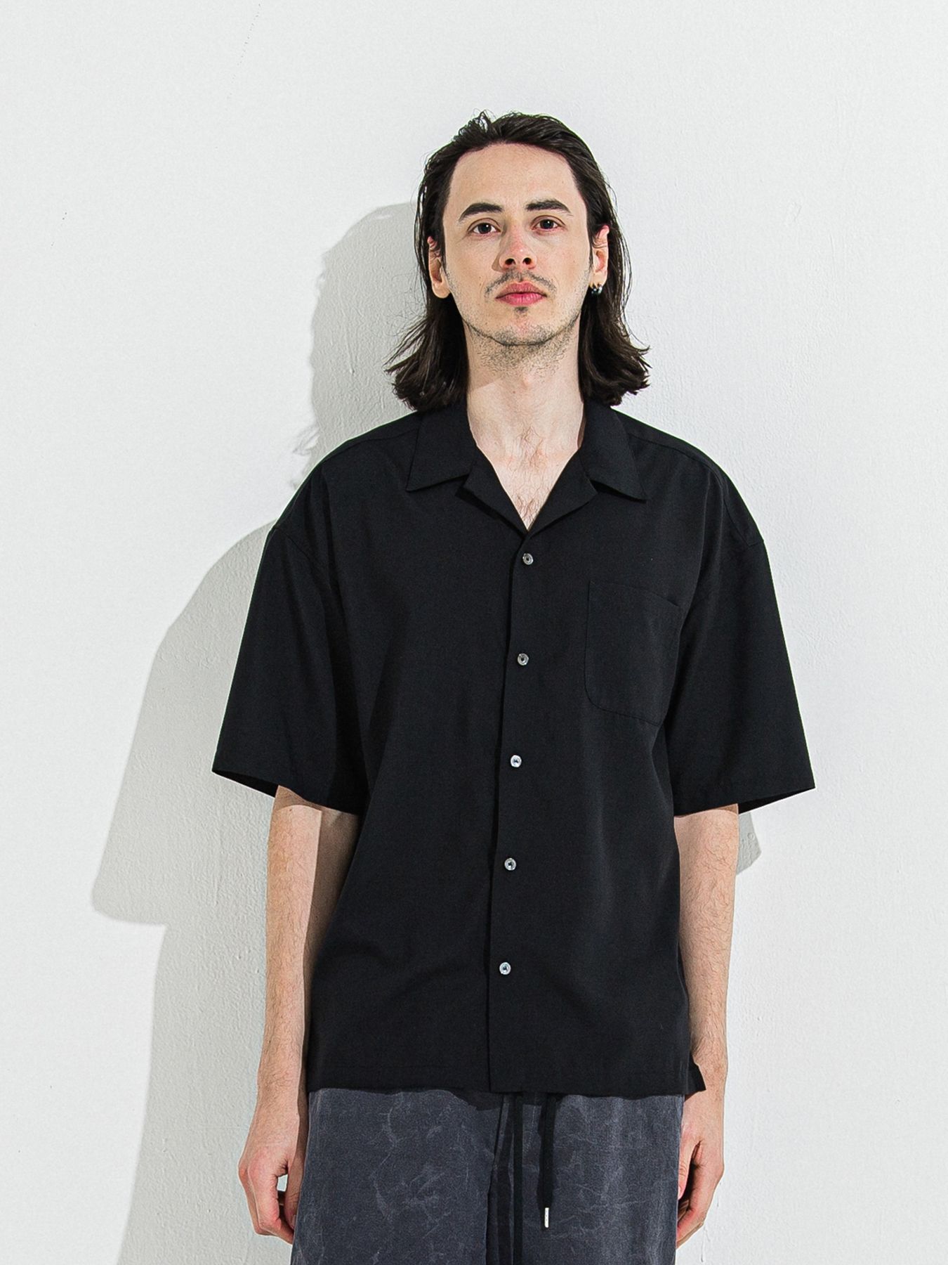 【予約品 】ZACK HALF SHIRT / ザックハーフスリーブシャツ / ブラック