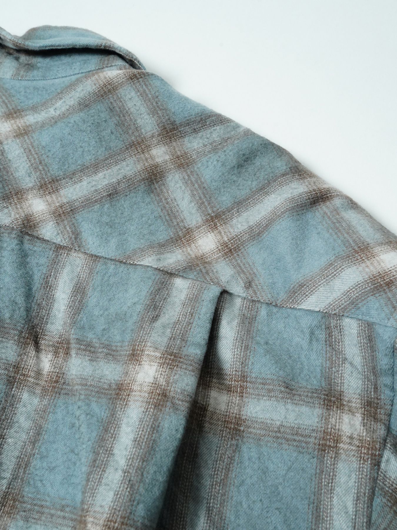 【予約品 7月5日(日) 締切】HAZE FLANNELSHIRTS dirty / フランネルチェックシャツ / ダーティーサックス