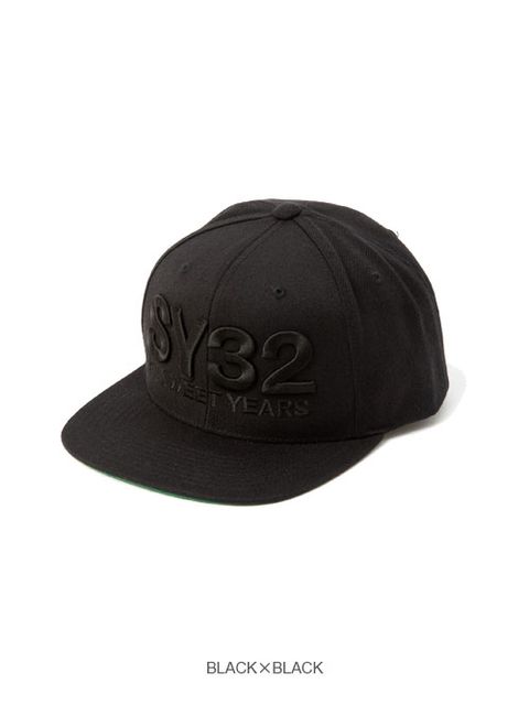 3D LOGO SNAPBACK CAP キャップ / BLACK 【SY32 by SWEET YEARS】