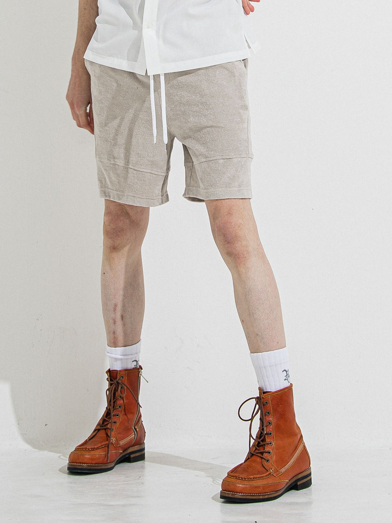 【予約品 】TYLER PILE SHORTS / タイラーパイルショーツ / グレージュ