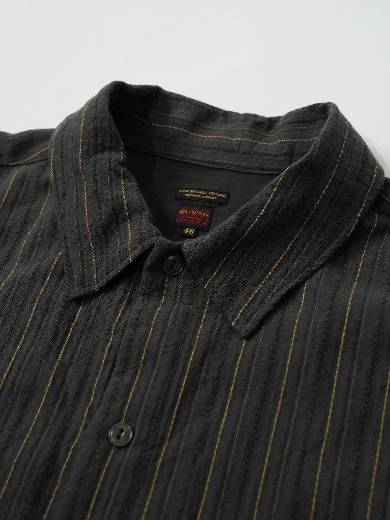 【予約品 5月27日(水) 締切】BRUSH-PULLOVERSHIRTS / オーバーシャツ / ダークブラウン