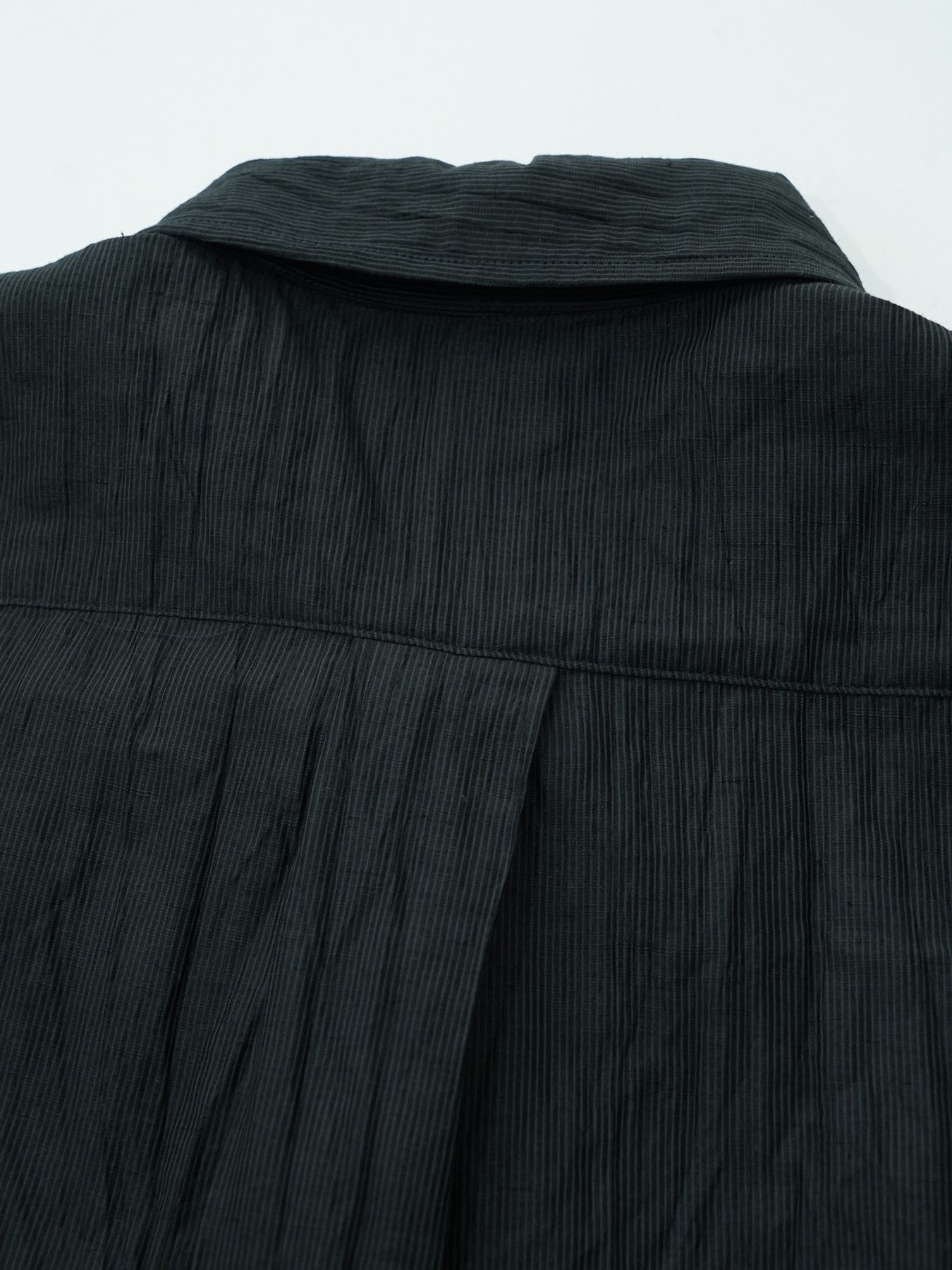 【予約品 2月1日(日) 締切】WAVEWASHER SHIRTS / ワッシャー加工シャツ / ブラック