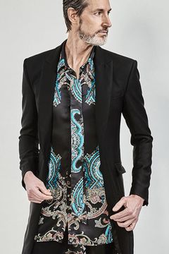 Tuxedo cross chester jacket / BLACK 【ys Yuji SUGENO】