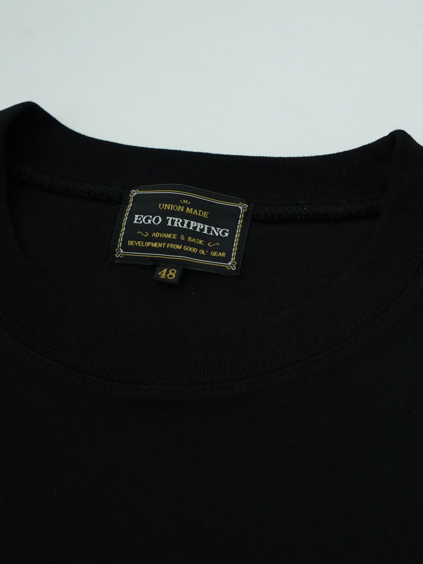 【予約品 2月1日(日) 締切】HEAVYJERSEY wavy / ロゴプリント Tシャツ / ブラック