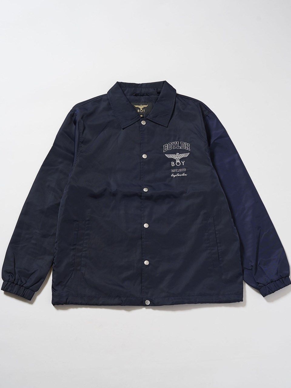 BOY Embroidery Simple Coach Jacket / コーチジャケット / ネイビー