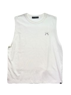 【予約品 8月23日(日) 締切】SLEEVELES TEE CRY / クリスタル / ホワイト