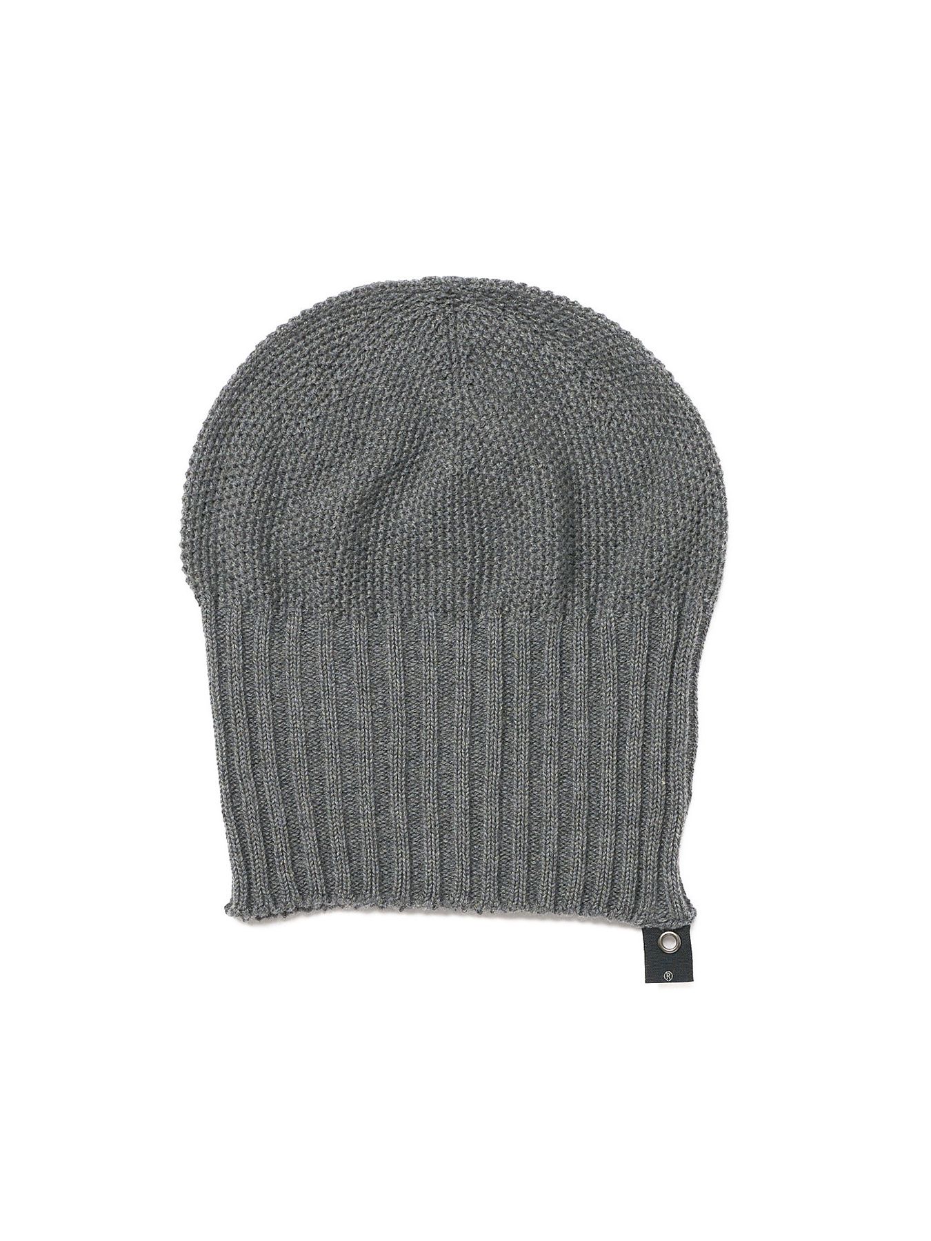 【予約品 9月23日(火) 締切】comfy 2-way knit watch / コンフィー 2ウェイ ニットワッチキャップ / チャコール