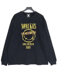 NO NUKES T / ブラック 【Roen】