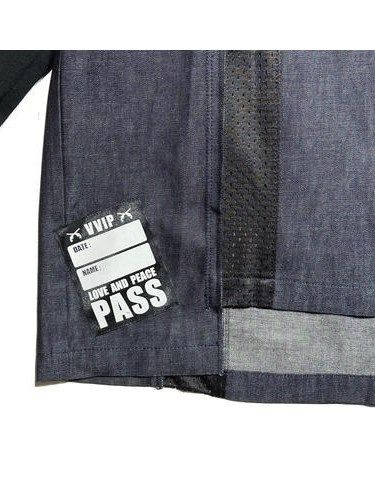 《予約品8月31日 23時55分締め》 MESH OX SH A / デニムシャツ / サックスブルー 【roarguns 】 2024年2月入荷予定