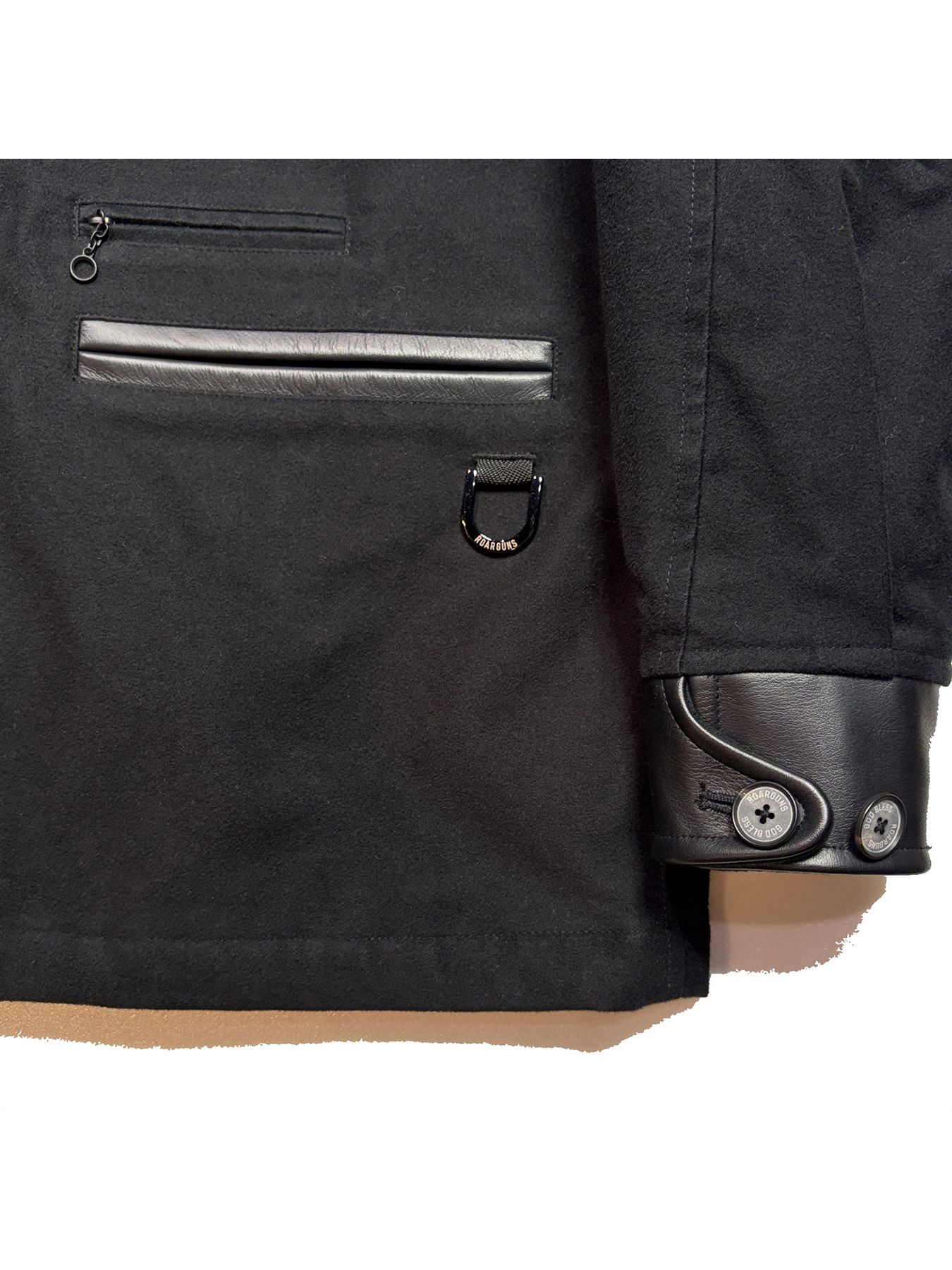 【予約品 3月9日(月) 18:00 締切】MOLESKIN JKT CRY / クリスタルクロスガン モールスキン ジャケット / ブラック