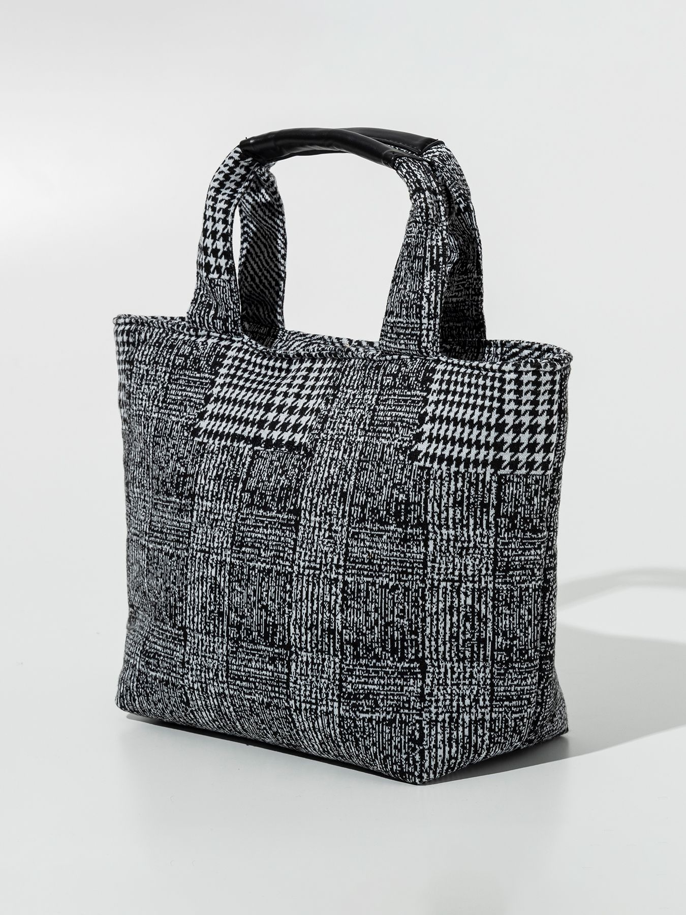 HOUNDSTOOTH LUNCH BAG / ブラック
