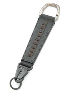 【予約品 10月12日(日) 締切】イタリアンショルダー スタッズ キーホルダー / グレー