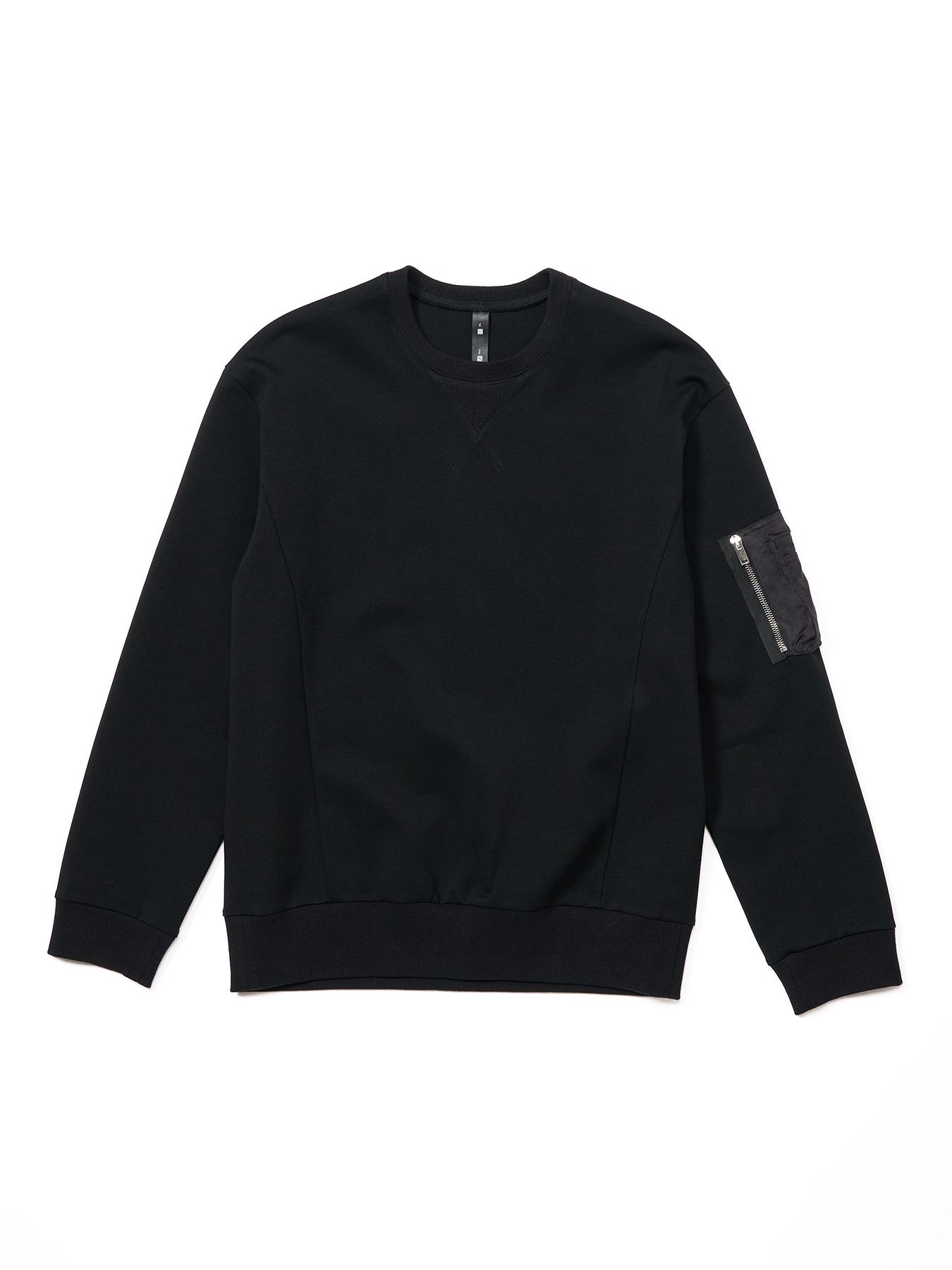 【予約品 9月23日(火) 締切】utility pocket sweatshirt / ユーティリティー ポケット スウェットシャツ / ブラック
